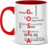 Motivačný hrnček s vytlačeným názvom GOSIA Motivačný hrnček s vytlačeným názvom GOSIA
