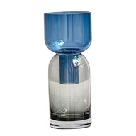 Minimalistické farebné domáce ručné sklenené vázy