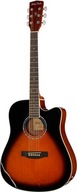 Elektroakustická gitara Harley Benton D-120CE VS