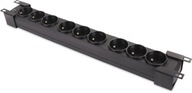 Getfort strip 9R30/IEC zástrčka C14 Rack 19" 9 zásuviek Getfort strip 9R30/IEC zástrčka C14 Rack 19" 9 zásuviek