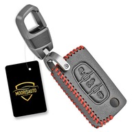 Kožený obal na kľúče CITROEN C4 C5 C1 C2 PEUGEOT 307 308 2008 Kožený obal na kľúče CITROEN C4 C5 C1 C2 PEUGEOT 307 308 2008