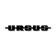 Nálepka s nápisom emblém URSUS, do 30 cm, 2 ks, ČIERNA Nálepka s nápisom emblém URSUS, do 30 cm, 2 ks, ČIERNA