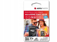 Karta AGFA Micro SDHC 16GB 90MB/s U1 V10 + ADAPTÉR Karta AGFA Micro SDHC 16GB 90MB/s U1 V10 + ADAPTÉR