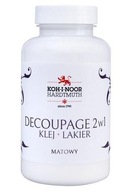 Lepidlo 2v1 s matným lakom na decoupage 200ml Lepidlo 2v1 s matným lakom na decoupage 200ml