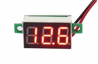 VOLTMETER VOLTOMETER 3x0,36 5-30V ČERVENÝ E00Z