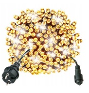 500LED SVIETLA NA VIANOČNÝ STROMČEK TEPLÁ BIELA ​​Blik