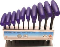 Imbusové kľúče 3/32"-3/8", 10 ks. Imbusové kľúče 3/32"-3/8", 10 ks.