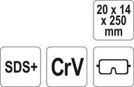 YATO DLUTO SDS PLUS 20X14X250 CRV