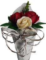 Valentínska kytica Mydlové ruže na deň žien