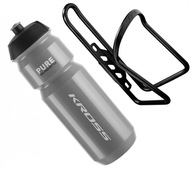 KROSS PURE BOTTLE SET 750 ml BPA FREE + KOŠÍK KROSS PURE BOTTLE SET 750 ml BPA FREE + KOŠÍK