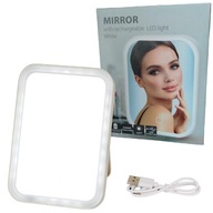 MAKE-UP ZRKADLO S LED OSVETLENÍM NABÍJACIE MAKE-UP ZRKADLO S LED OSVETLENÍM NABÍJACIE