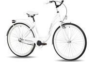 Bicykel Orlando City 28 1 rýchlosť 18 palcov biely