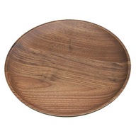 Riad z prírodného dreva okrúhly drevený tanier 24 cm