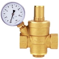 REDUKTOR TLAKU VODY 1/2'' DN15 IBO MOSADZ + AFRISO TLAKOMER REDUKTOR TLAKU VODY 1/2'' DN15 IBO MOSADZ + AFRISO TLAKOMER