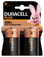 Duracell | D | alkalické | 2 ks | Plus 1300 MN Duracell | D | alkalické | 2 ks | Plus 1300 MN