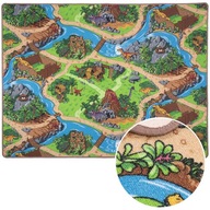 Detský koberec dinosaury cestný vzor 150x200 cm Detský koberec dinosaury cestný vzor 150x200 cm
