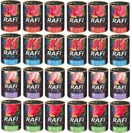 RAFI WET krmivo pre psov MIX Smaków 24x800g RAFI WET krmivo pre psov MIX Smaków 24x800g
