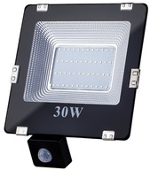 LED lampa Floodlight 30W 2100lm pohybový senzor IP6