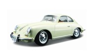 Porsche 356B kupé Ivory 1:24 BBURAGO