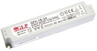 VODEODOLNÝ ZDROJ 24V 18W 0,75A PRE LED PÁSY IP67 GLP GPV TRANSFORMÁTOR VODEODOLNÝ ZDROJ 24V 18W 0,75A PRE LED PÁSY IP67 GLP GPV TRANSFORMÁTOR