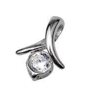Dekoratívny prívesok so zirkónom, 925 Silver Rhodium Dekoratívny prívesok so zirkónom, 925 Silver Rhodium