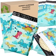 KURIÉRSKE FÓLIOVÉ BALENIA PEVNÉ FÓLIOVÉ OBÁLKY 255x370 DINOSAUR 50 ks KURIÉRSKE FÓLIOVÉ BALENIA PEVNÉ FÓLIOVÉ OBÁLKY 255x370 DINOSAUR 50 ks