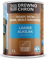 DREWNOCHRON Bezfarebný lak na drevo Alkilak lesk 1 l DREWNOCHRON Bezfarebný lak na drevo Alkilak lesk 1 l