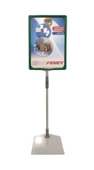 Teleskopický reklamný stojan 60 cm s rámom A4 SZ Teleskopický reklamný stojan 60 cm s rámom A4 SZ