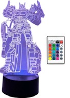 3D LED TRANSFORMÁTOROVÁ LAMPA OPTIMUS PRIME COLOR+DIAĽK 3D LED TRANSFORMÁTOROVÁ LAMPA OPTIMUS PRIME COLOR+DIAĽK