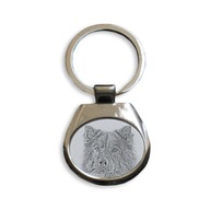 Eurasier Metal Keychain Kľúčenka s grafikou