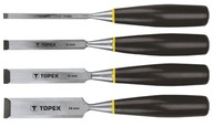 DLÁTA 6-24mm SADA 4 ks TOPEX 09A310 OCEL DREVO DLÁTA 6-24mm SADA 4 ks TOPEX 09A310 OCEL DREVO