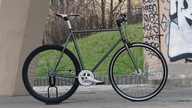 Kovový bicykel FIXED WARSAW Gun, veľkosť 58cm singlespeed