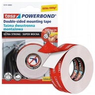 TESA POWERBOND montážna páska 1,5m 19mm Z INZERÁTU