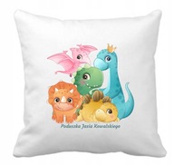 Detský vankúšik DINOSAURS do škôlky PERSONALIZÁCIA Detský vankúšik DINOSAURS do škôlky PERSONALIZÁCIA