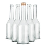 500 ml sklenené fľaše na víno, likéry, koňak, džús - 30 ks.