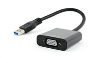 GEMBIRD Adaptér USB 3.0 -> VGA čierny