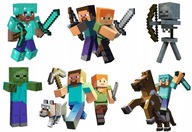 POSTAVY MINECRAFTu Tortová oblátka cukrová potlač A4 POSTAVY MINECRAFTu Tortová oblátka cukrová potlač A4