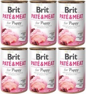 BRIT Paštéta pre šteniatka PRE ŠTENIATKA 6 x 400 g