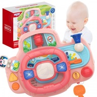 WOOPIE BABY interaktívny volant do auta so svetlami a zvukom WOOPIE BABY interaktívny volant do auta so svetlami a zvukom