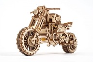 Motor Scrambler UGR-10 Ugears drevený mechanický model Motor Scrambler UGR-10 Ugears drevený mechanický model