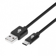 USB-USB C kábel 1,5m, čierny reťazec USB-USB C kábel 1,5m, čierny reťazec