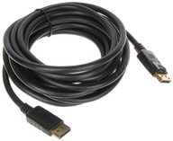 KÁBEL Display Port 5 m konektor DisplayPort KÁBEL Display Port 5 m konektor DisplayPort