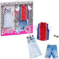 Módne oblečenie pre bábiky Barbie a Ken + doplnky