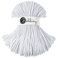 BOBBINA šnúrka makramé 5mm / pletená / Biela BOBBINA šnúrka makramé 5mm / pletená / Biela