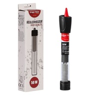 Kruger Meier 50W ohrievač s termostatom do akvária Odolný do 80 litrov Kruger Meier 50W ohrievač s termostatom do akvária Odolný do 80 litrov