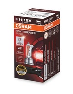 Strieborné žiarovky OSRAM H11 Night Breaker + 100 %