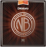 Struny pre akustickú gitaru D'ADDARIO NB1047 10-47 Struny pre akustickú gitaru D'ADDARIO NB1047 10-47