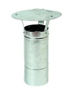 KRB, STRECHA, VETRACÍ KOMÍN, priemer 120 MM, ZINK. KRB, STRECHA, VETRACÍ KOMÍN, priemer 120 MM, ZINK.