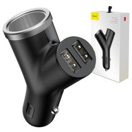 BASEUS RÝCHLA NABÍJAČKA DO AUTO 2x USB 40W + ZÁSUVKA ZAPAĽOVAČA CIGARET 3,4A BASEUS RÝCHLA NABÍJAČKA DO AUTO 2x USB 40W + ZÁSUVKA ZAPAĽOVAČA CIGARET 3,4A