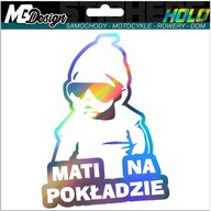 Nálepka na okno MATI ON BOARD HOLOGRAM Nálepka na okno MATI ON BOARD HOLOGRAM